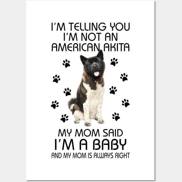 American Akita Baby Wall Art by madyharrington02883